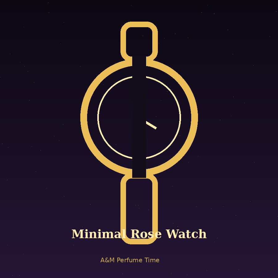 Minimal Rose Watch